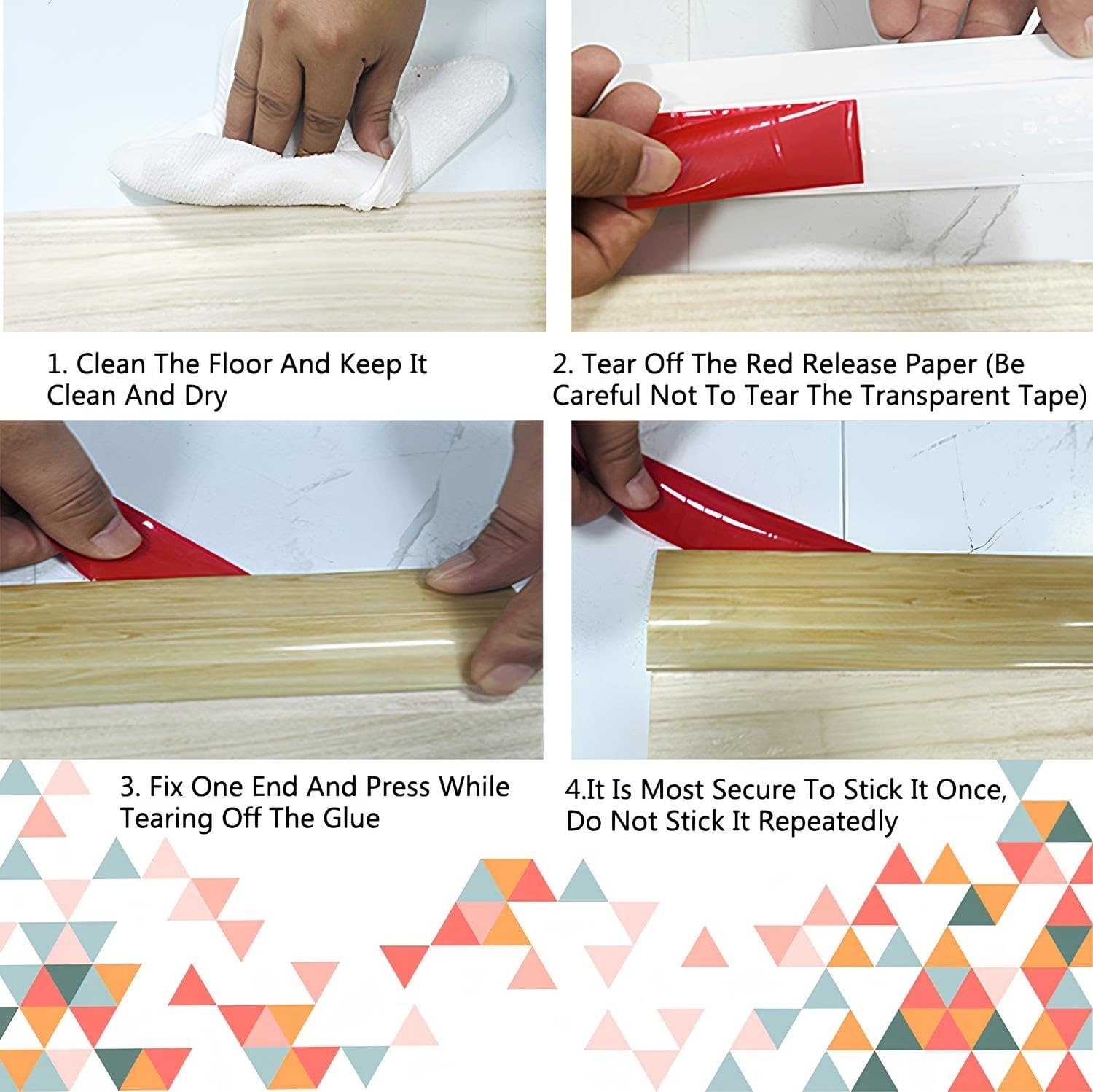 39.4" Self-Adhesive Floor Transition Strip, Vinyl Door Threshold for Carpet to Tile, Edging Trim for Doorways, Ramps & Laminate Planks, Easy Install(Geometric Gray,7 * 100cm)