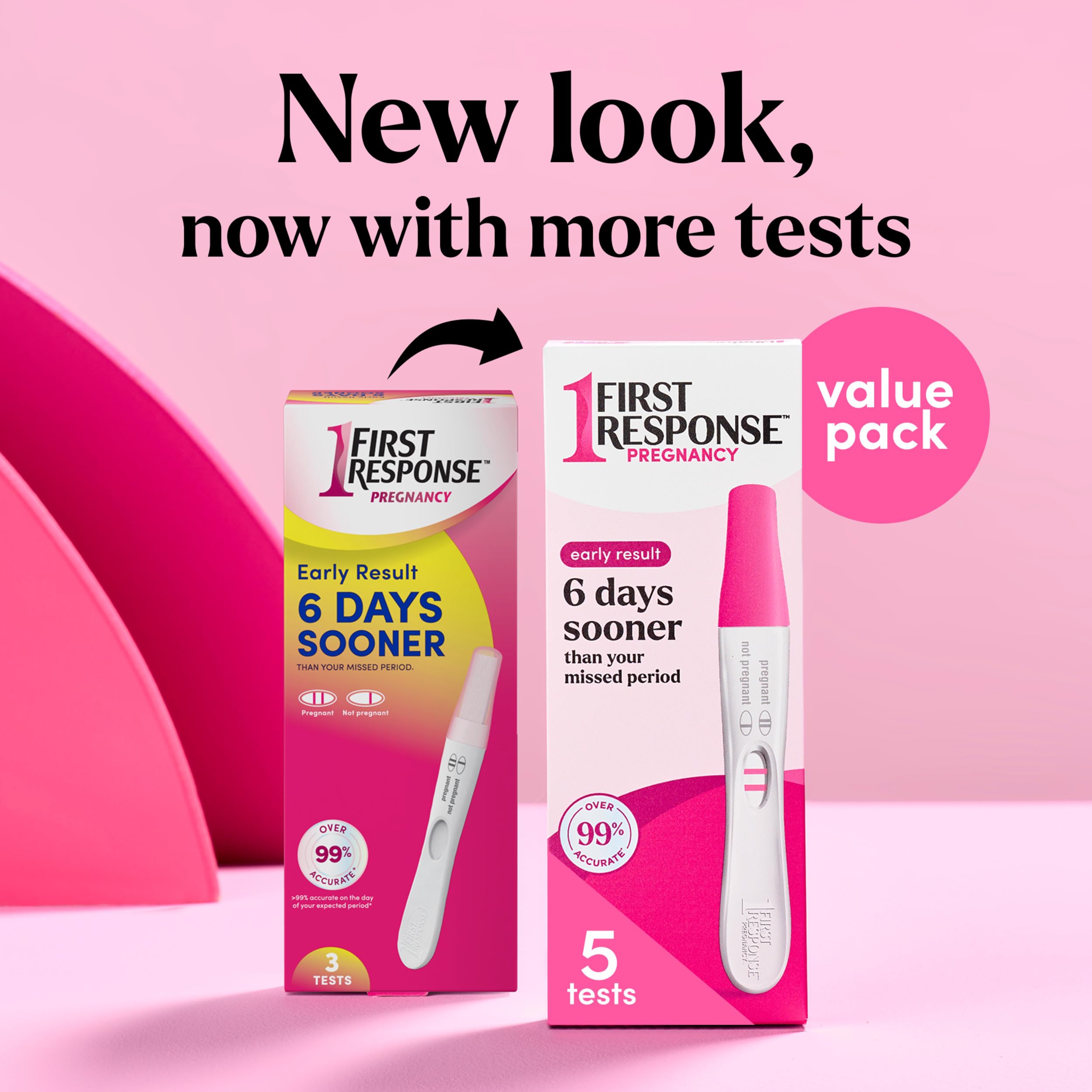 First Response Early Result Pregnancy Test, 5 Count Pack of 1