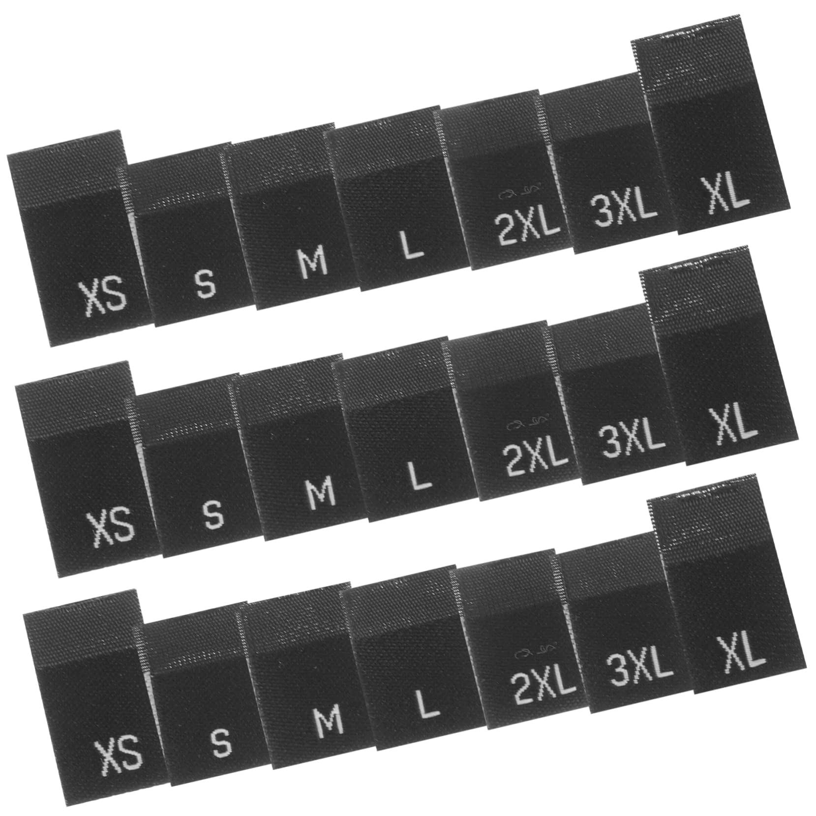 PLAFOPE Lot De 3 Étiquettes De Couture Pour Vêtements Étiquettes De Taille De Tissu Gestion Des Stocks Sans Effort 700 Pièces X 3