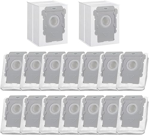 Miniatura 8 de Paquete de 8 bolsas de vacío compatibles con iRobot Roomba i3+, i4+, i5+, i6+, i7+, i8+, j5+, j6+, j7+, j8+, j9+, s9+, bolsas de repuesto para