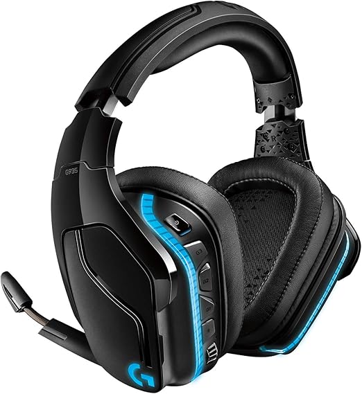 Headset Gamer Sem Fio Logitech G935 7.1 Dolby