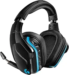 Headset Gamer Sem Fio Logitech G935 7.1 Dolby Surround com RGB LIGHTSYNC, Drivers de Áudio Avançados e Bateria Recarregável para PC, PlayStation, Xbox e Nintendo Switch