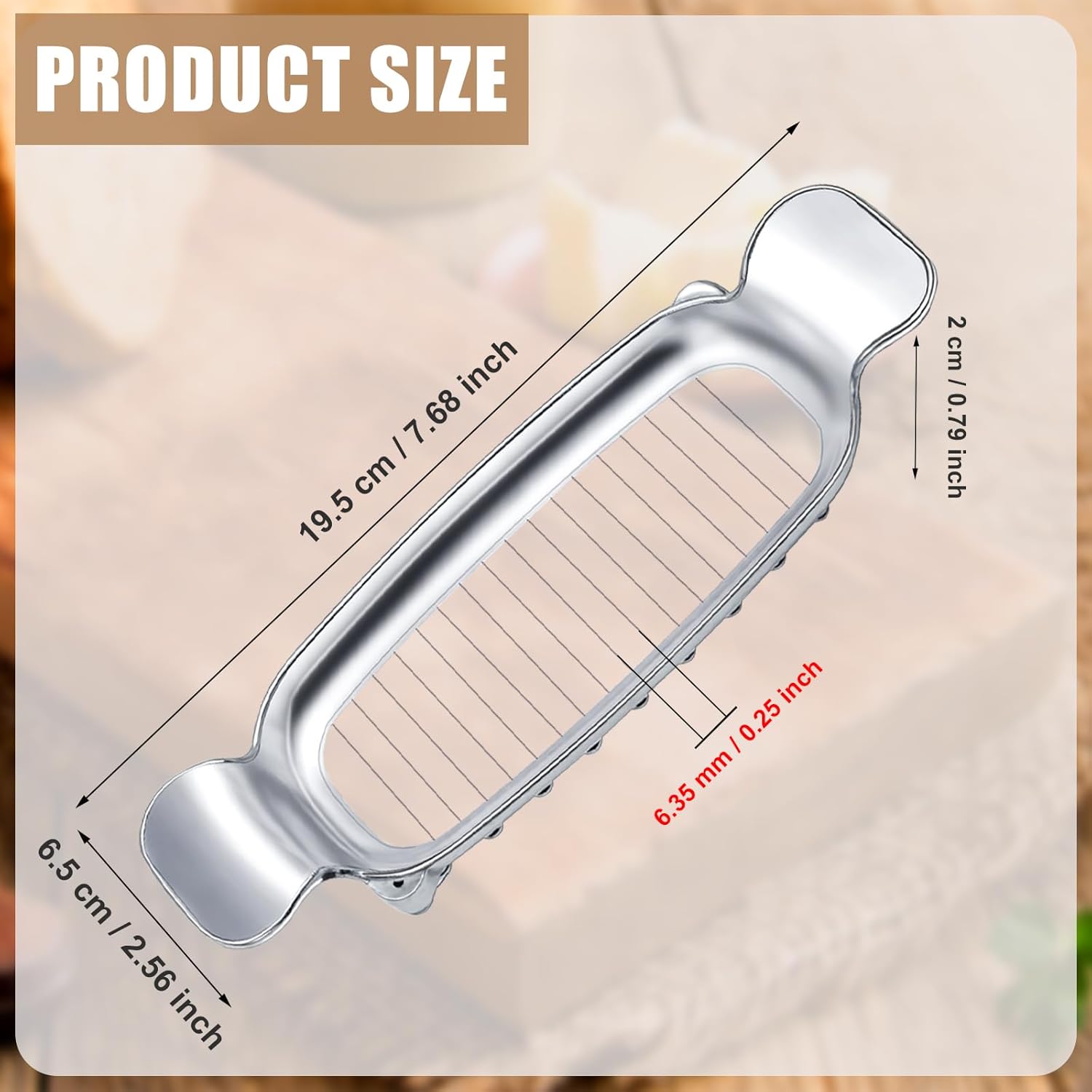 Stainless Steel Cheese Cutter and Butter Slicer - Multifunctional Kitchen Food Tool for Block Cheeses and Butter