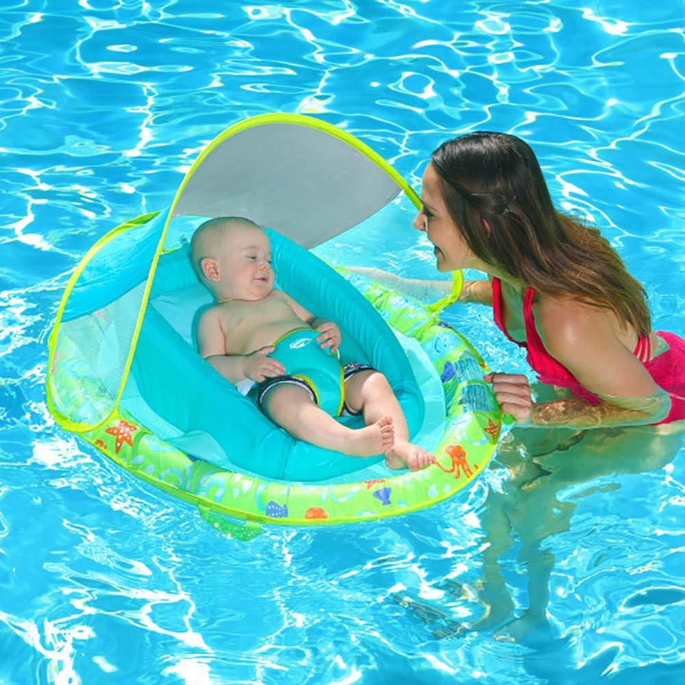 SwimWays Baby Spring Float with Canopy for Kids 9-24 Months — Amazon image 2