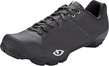 Giro Privateer Lace Mens Mountain Bike Shoe, Black, US 9.5 / EU 43