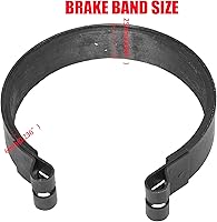 Vista 3 de GREHUA Kit de banda de freno de tambor trasero de 4 pulgadas y cable para Manco Bandit Critter 1492 4316 297 Rotary 484 Azusa 2251-B Yerf-Dog
