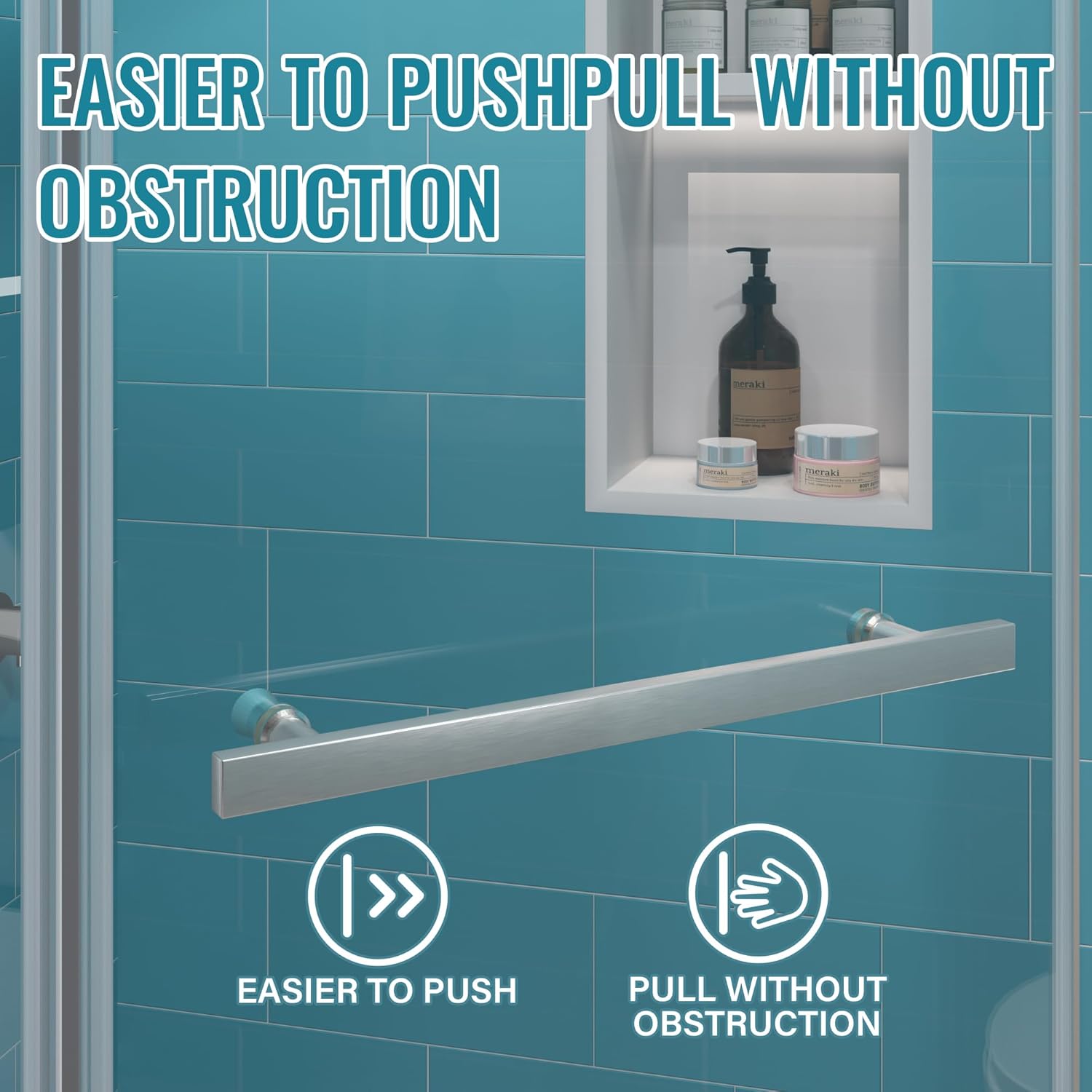 Neo-Angle Frameless Shower Door 36 in. W x 72 in. H, Corner Shower Enclosure with 1/4" Clear Glass, Pivot Shower Doors in Brushed Nickel Finish (Shower Base Not Included)