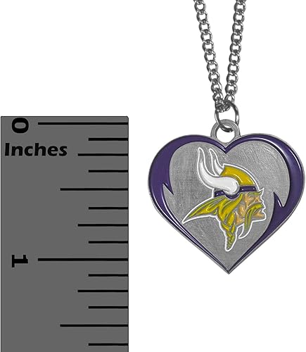 Miniatura 43 de Siskiyou Sports NFL unisex-adult Heart Necklace