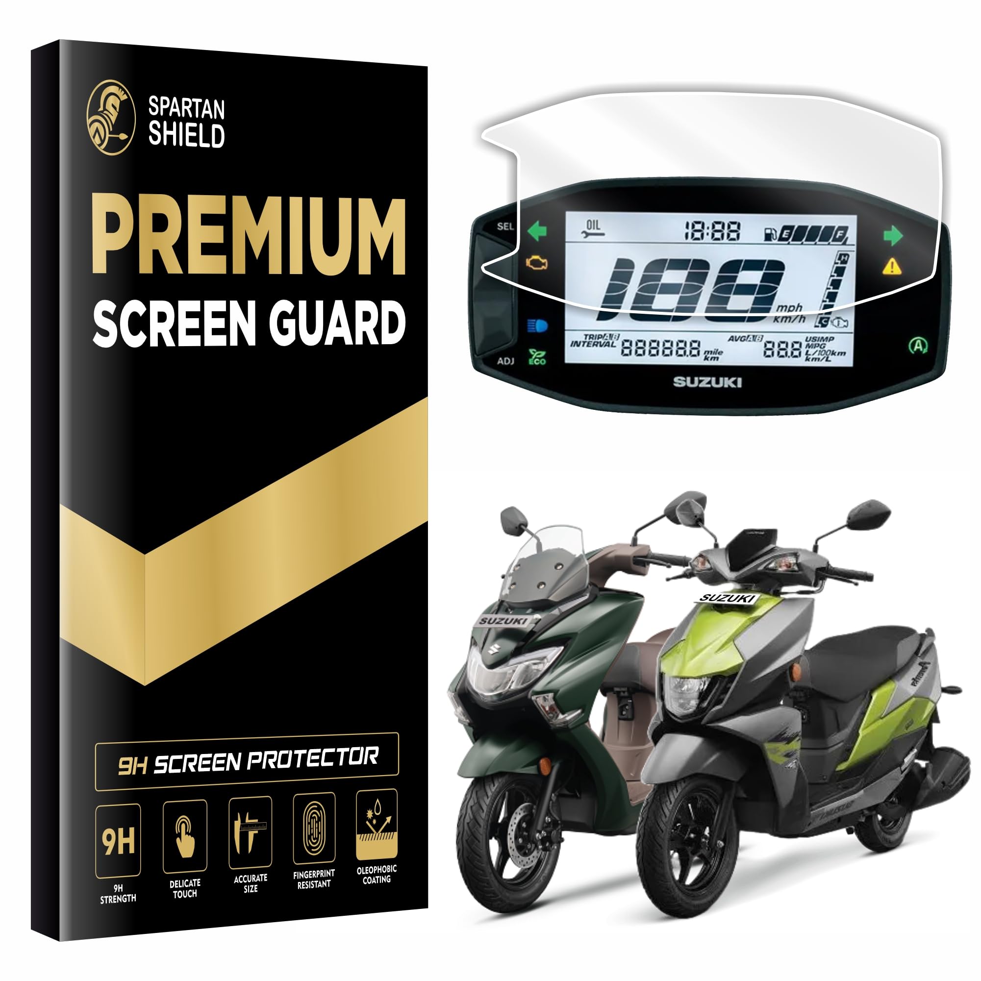 Screen Guard For SUZUKI AVENIS 125 & BURGMAN STREET 125 || Water Resistant || Anti Scratch || Suzuki Accessory || Scooter Instrument Cluster Protector 2024 || [Not Tempered Glass]