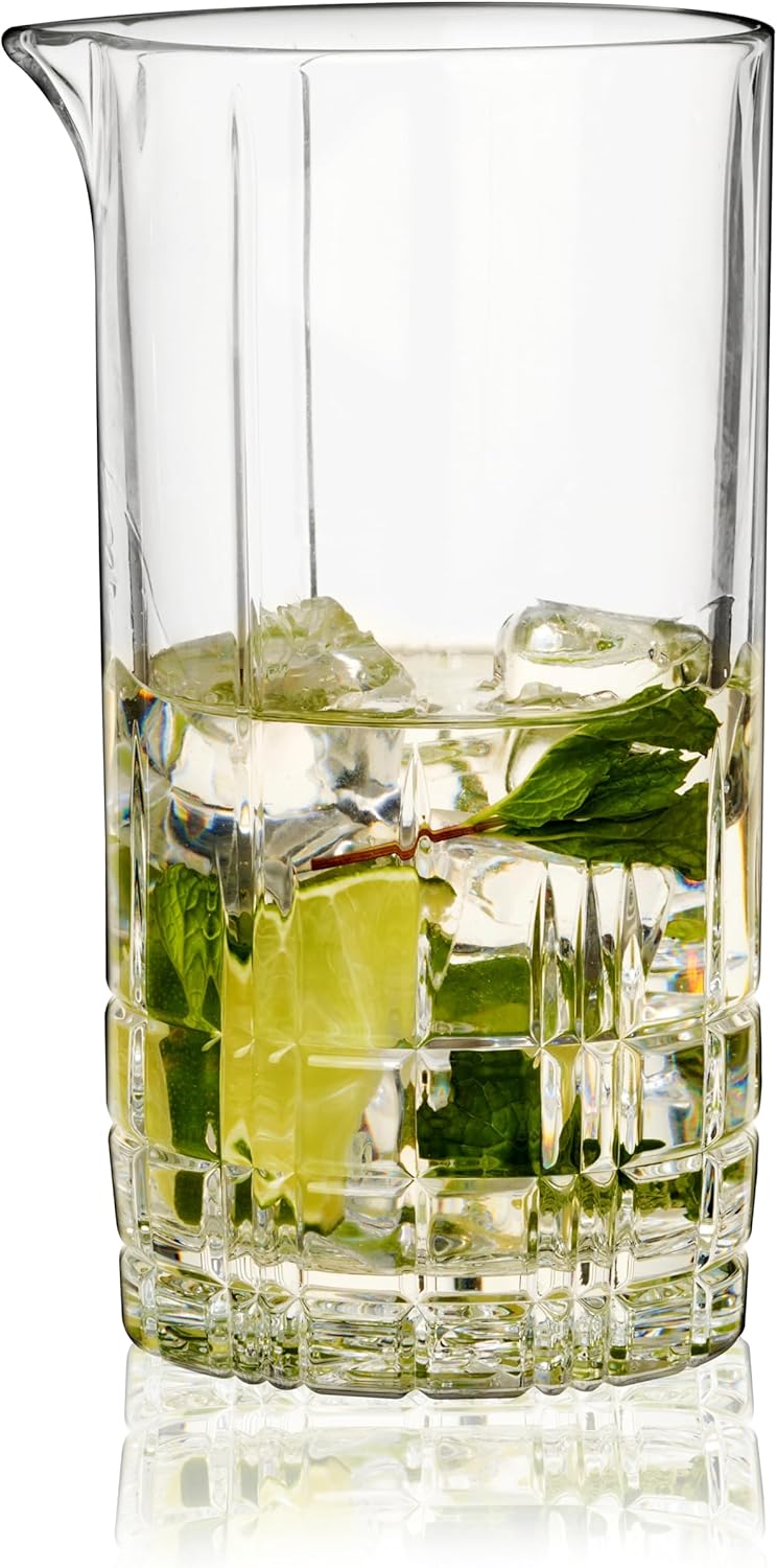 Spiegelau Perfect Serve Cocktail Bar Mixing Glass - Bartender Cocktail Stirring Glass - Mixing Pitcher for Cocktails, 22.4 oz