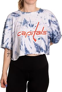 Calhoun NHL Surf & Skate Womens Oversize Drop Shoulder Crop T-Shirt – The Sunset Collection