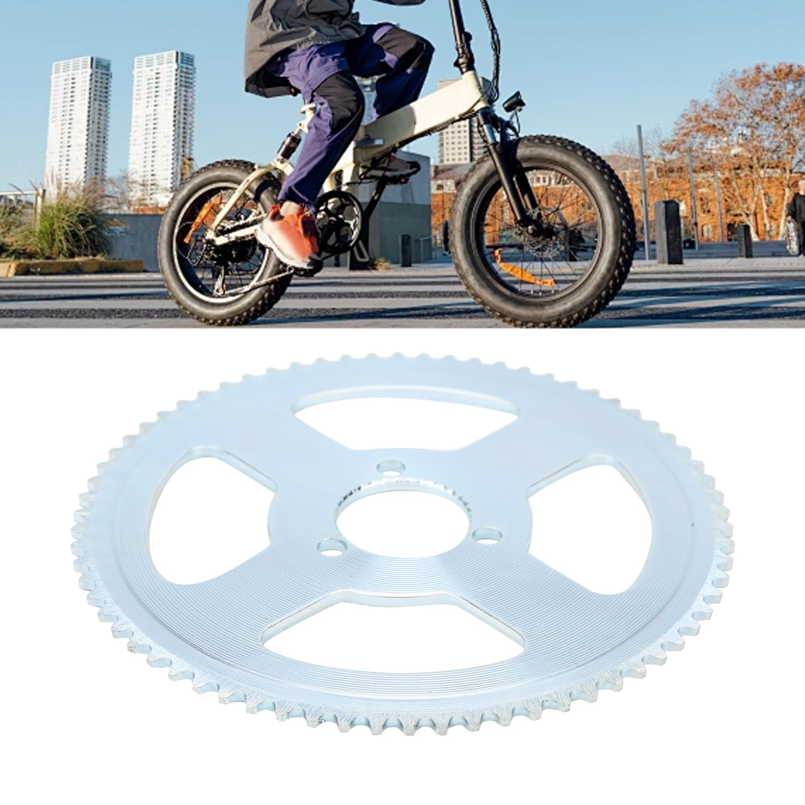 Alomejor Anello Catena per Bici 25H 70 Denti 29mm Guarnitura Ruota Dentata per Bicicletta Accessorio Pignone E-Bike