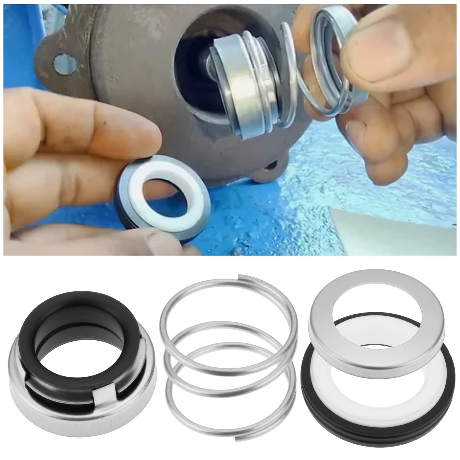 Joint en Caoutchouc pour Vis de Pompe à Eau pour Diamètre Intérieur de 16 mm
