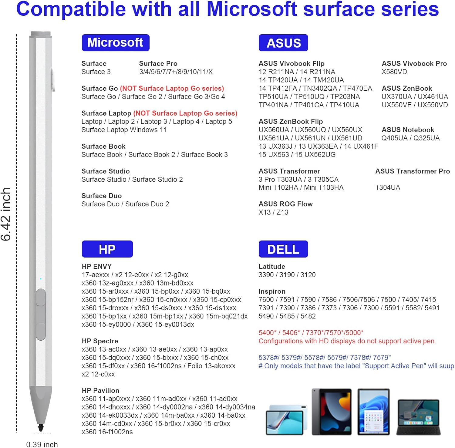 Surface Pen Stylus for Microsoft Surface Pro Tanzania Ubuy