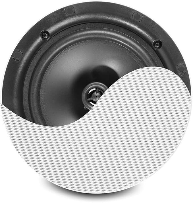 Power Dynamics NCBT601 Wireless Bluetooth Ceiling Speaker 6.5" White