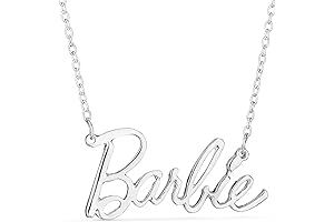 Barbie Script Logo Necklace