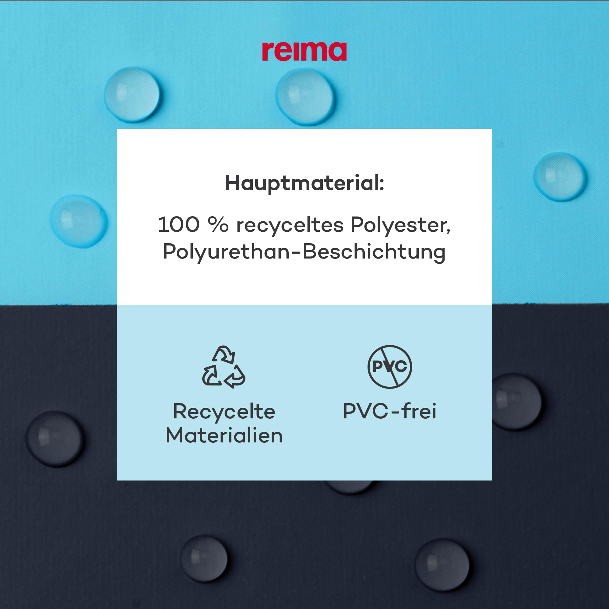 Reima - Vesi Regenjacke für Kinder - Wasserdichte Regenjacke für Jungen und Mädchen mit verschweißten Nähten, abnehmbarer Kapuze und reflektierenden Details