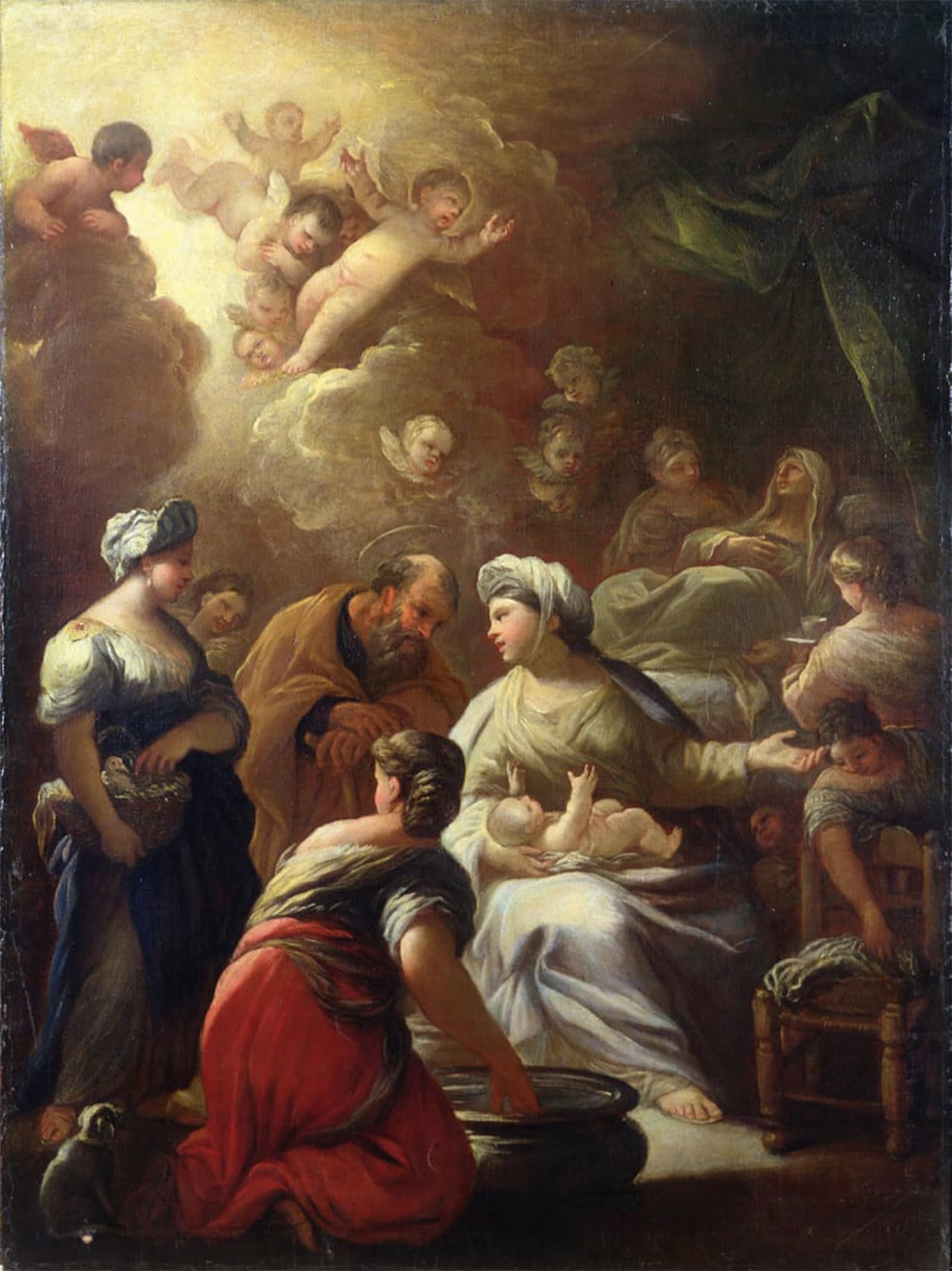 SERENDIPITP Vintage Picture Print on Canvas Wall Art Poster Nativity by Famous Artist Artwork Print Poster for Wall Decor 60x90cm