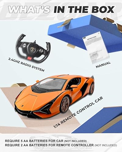 Miniatura 5 de Serie RC con licencia BEZGAR X RASTAR Automóvil de control remoto Lamborghini Sián FKP 37 de escala 114 Automóvil modelo de coche de juguete