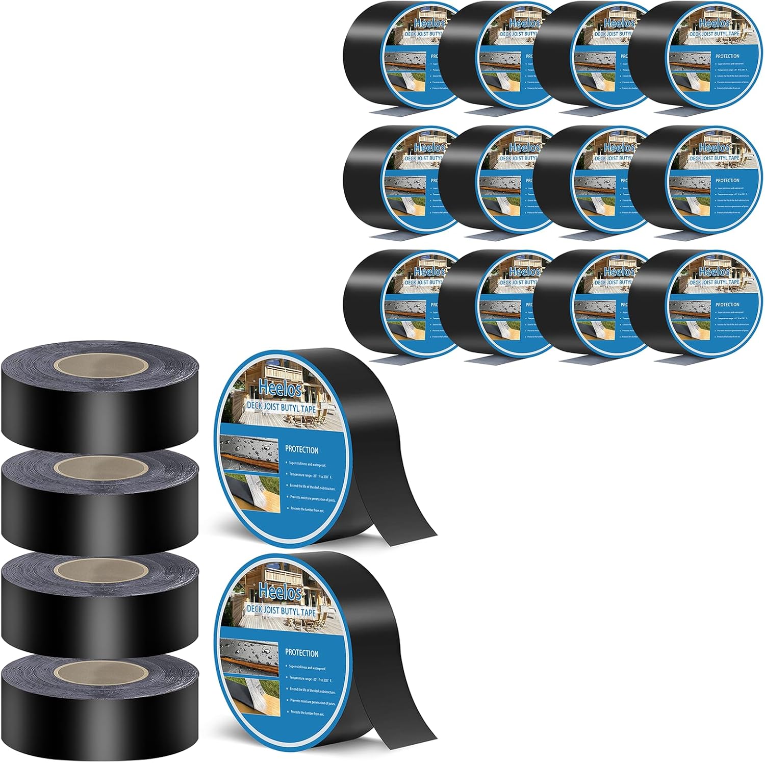 Joist Tape for Decking 2''×50' 6Pack and 1-5/8''×50' 12Pack