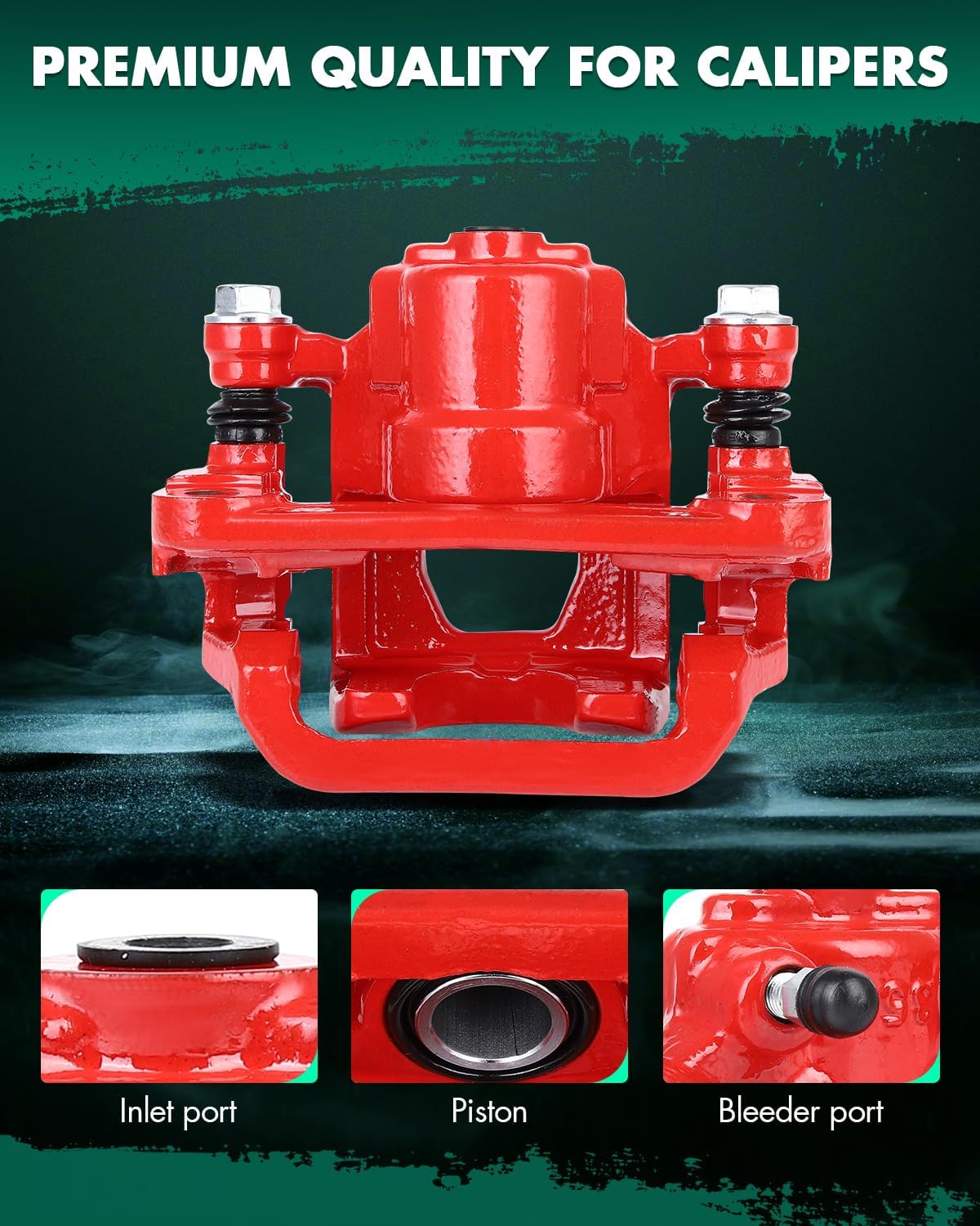 SCITOO 19-B2780A Rear Left Disc Brake Caliper Assembly w/Bracket For Nissan For Altima 2007-2012,For Nissan For Maxima 2007-2008