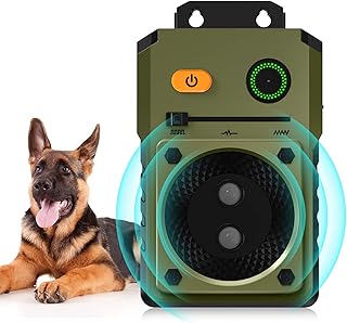 TERRIFI Anti Barking Device, 50FT Ultrasonic Dog Barking Control, Rechargeable Bark Deterrent with 3 Modes, Waterproof Box for Indoor/Outdoor Use, Safe for Dogs and People