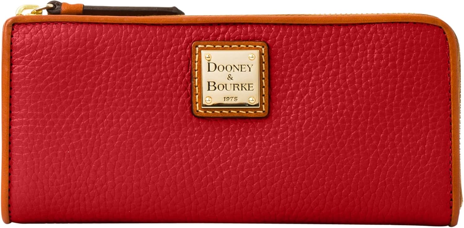 Dooney & Bourke Handbag, Pebble Grain Zip Clutch