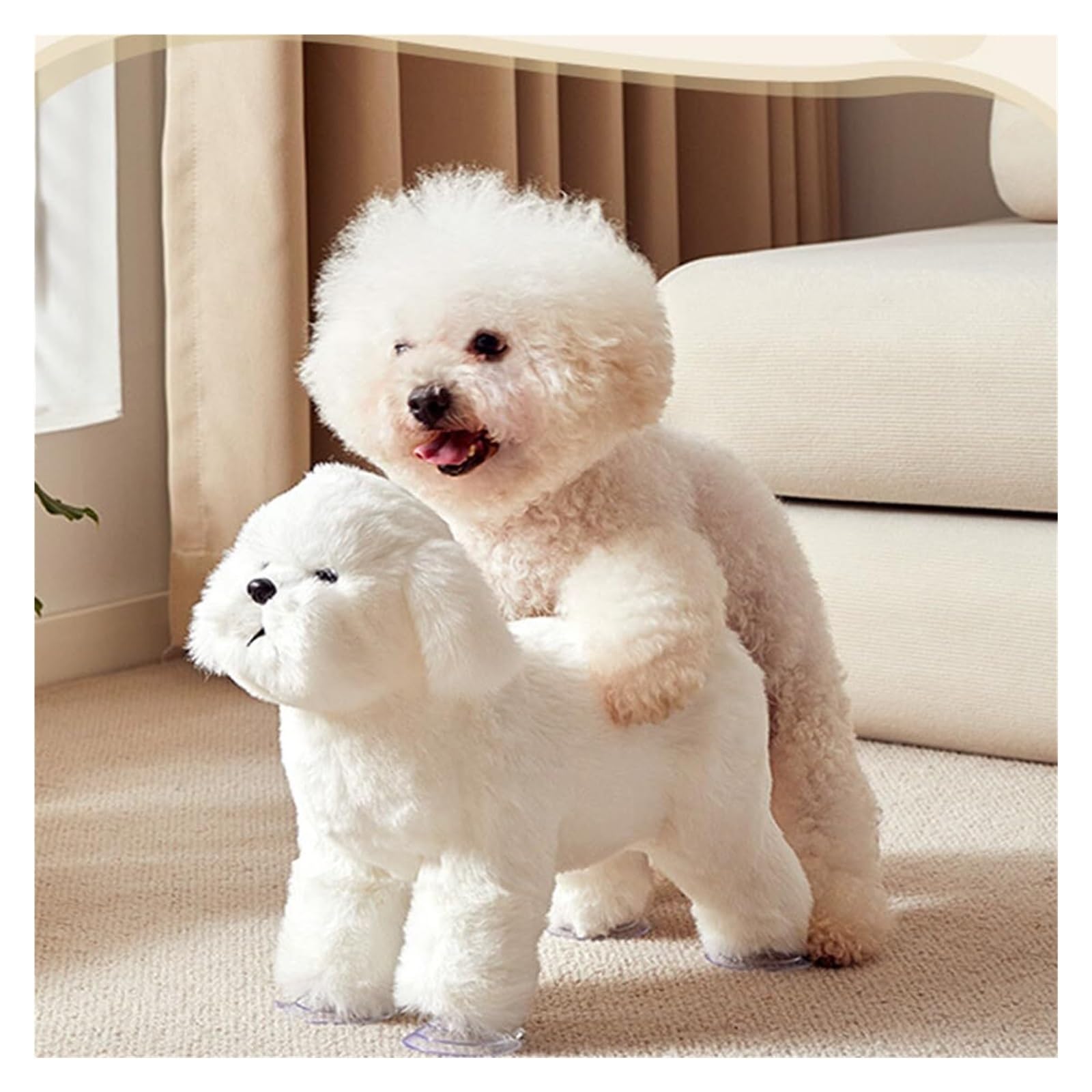 Jouet en silicone pour chien mâle de petite et moyenne race