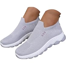 Women Knit Platform Sock Sneakers Breathable Mesh Casual Walking Shoes