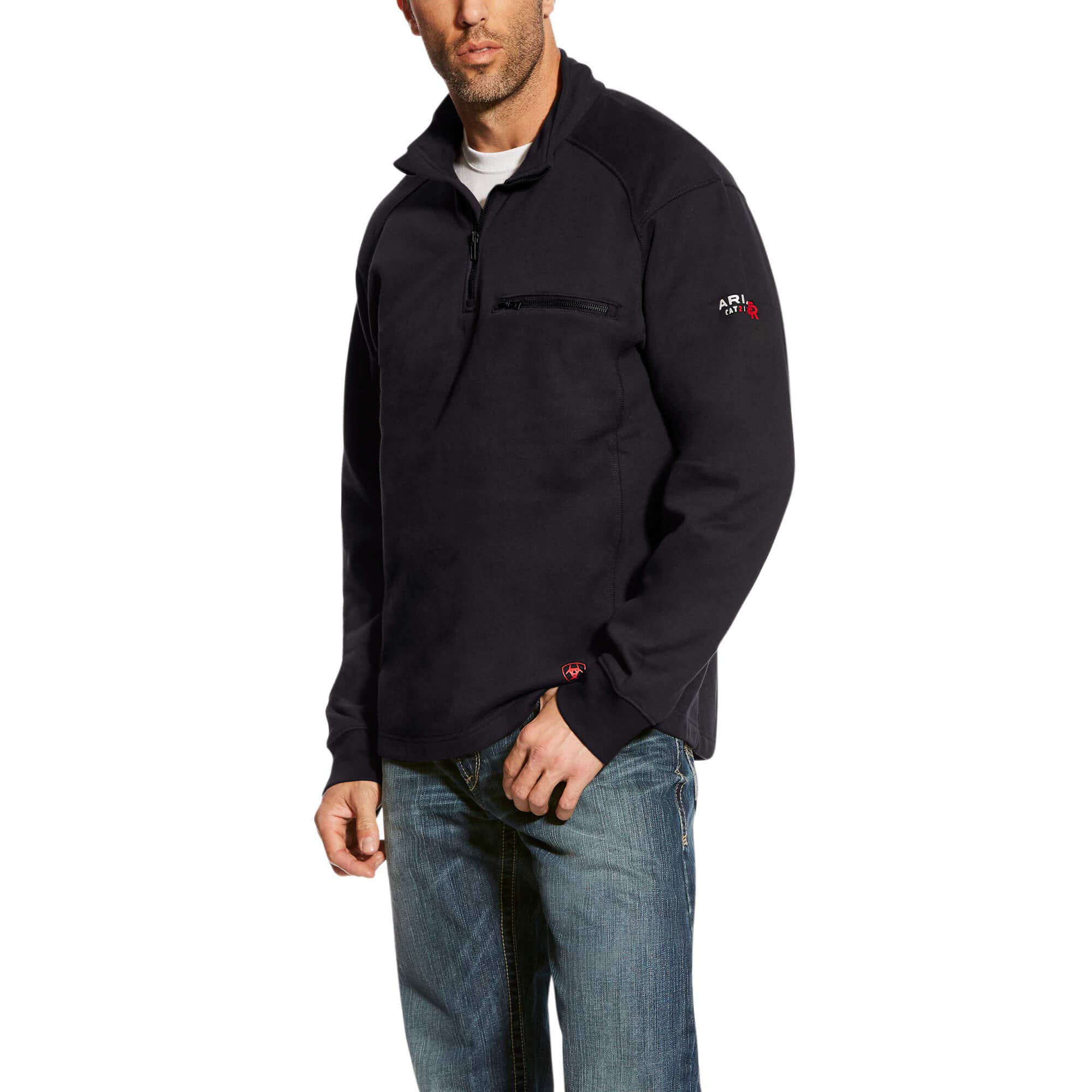 Veste Softshell en Toile pour Homme ARIAT Blouson Décontracté Marron