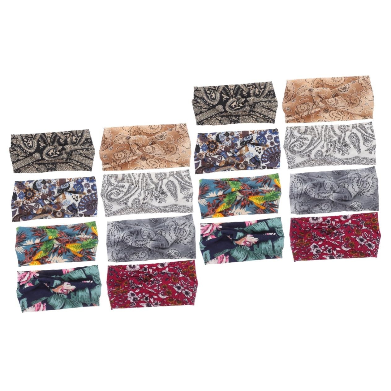 Lot De 2 Bandeaux De Sport De Yoga Et De Sport (8 Pièces X 2)
