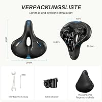YOUNGDO Gel Kerékpár Nyereg Ergonomikus Puha Kényelmes Vízálló 6