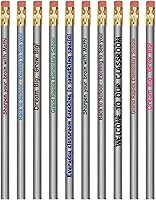 Vista 29 de Paquete de 144 bolígrafos 911, lápices personalizados, lápiz redondo de madera #2 con plomo HB2, impreso con tu logotipo y texto, el mejor incentivo