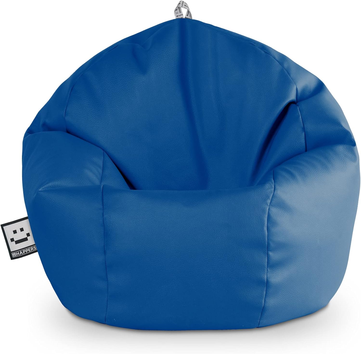 HAPPERS Puff Pelota Polipiel Interior Azul