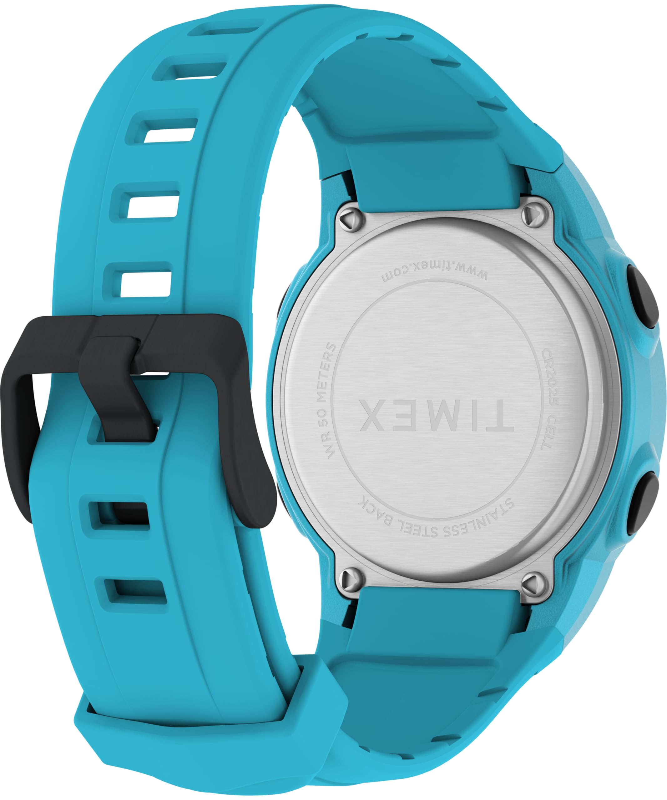 Timex Sport - Reloj Unisex de 40 mm, Correa de PU Azul, Esfera Digital, Caja Azul TW5M62900
