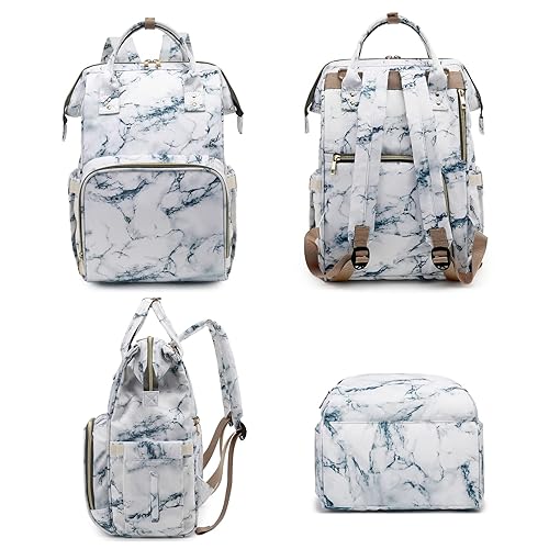 Miniatura 7 de Yusudan Mom - Mochila de pañales para niñas y bebés, impermeable, grande, para mujer