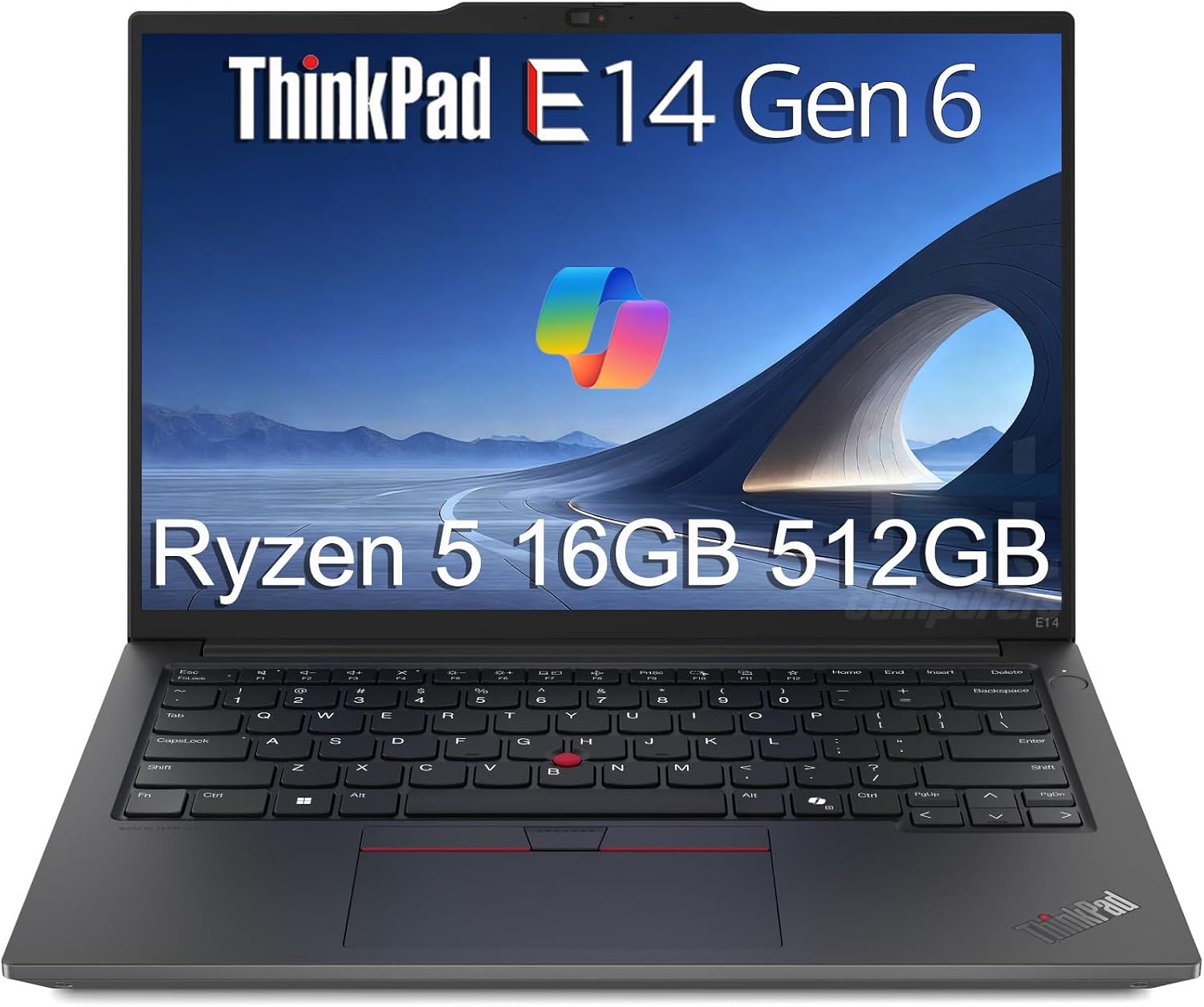 Lenovo ThinkPad E14 Laptop, AMD Ryzen 5 7535U, 16GB DDR5 RAM, 512GB SSD | 14" FHD+ Anti-Glare, 6-Core, > Intel i7-1355U, Business PC, Fingerprint, Backlit KB, 1080p Webcam, Wi-Fi 6, Win 11 Pro