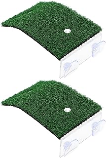 POPETPOP 2PCs Plataformas decorativas de tartarugas plataformas resistentes a desgaste Docas de tartaruga acrílica