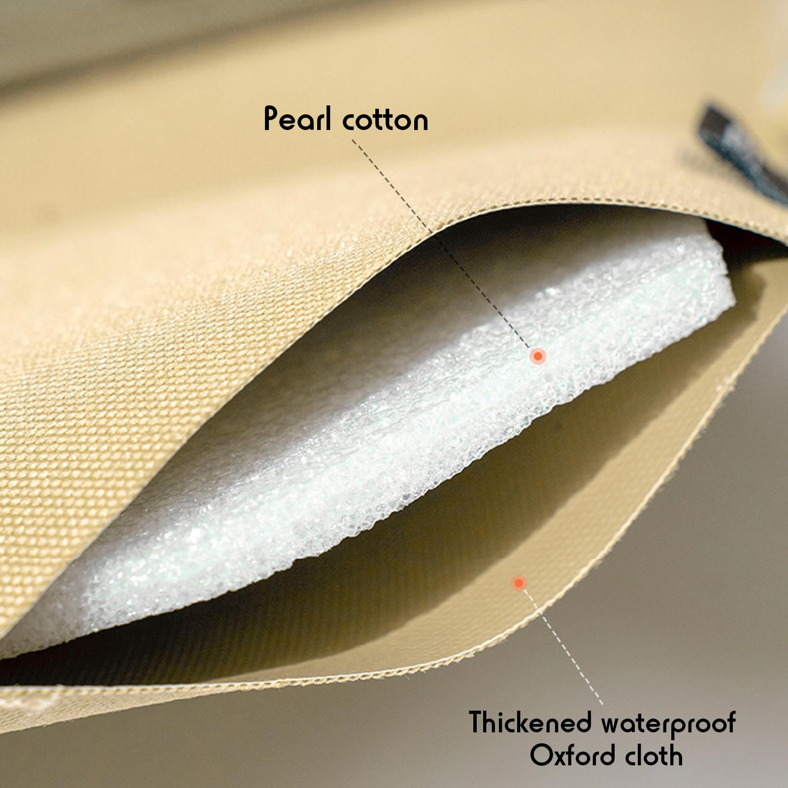 Sitzkissen Outdoor Faltbar 2 Stück – Wasserdichtes Thermo Sitzunterlage aus Oxford-Stoff – Isolierte Sitzmatte für Camping, Wandern, Picknick, Stadion, Reisen – 36 x 32 cm (SET-B)