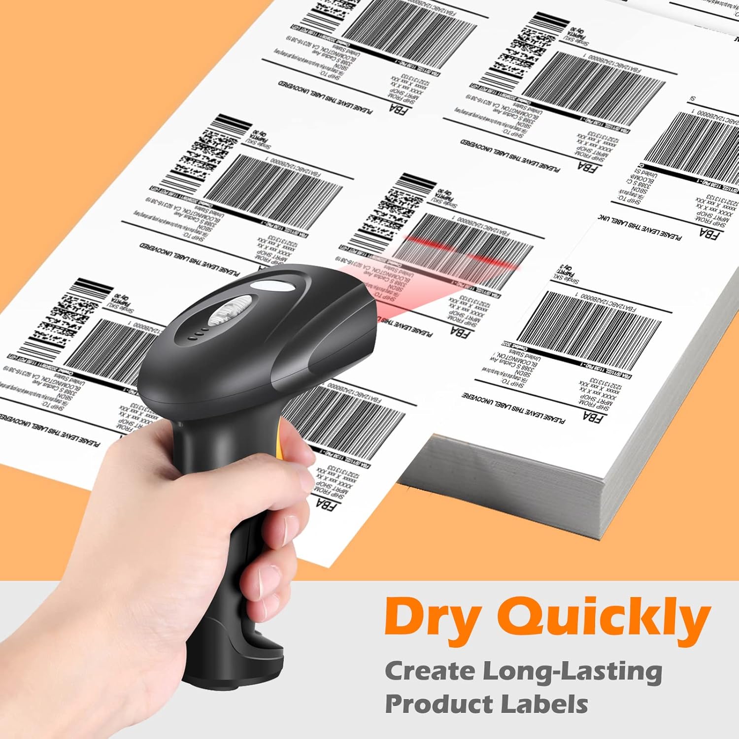 3-1/3" x 4" Shipping Address Labels 3000 Label Stickers Paper for Laser/Inkjet Printer 6 per Page Printable Mailing Labels, FBA Box Labels - Matte, 500 Sheets