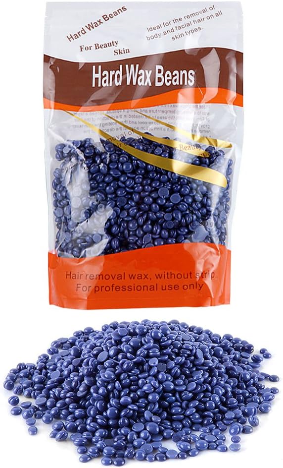 Hard Body Wax Beans, Hair Removal Depilatory Granules Wax Beads for Women Men 300g/10oz By Comfy Mee (Lavender)