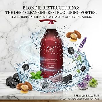 Luxurious Reparative Clarifying Shampoo 1000ML Deep Cleansing & Hair Revitalizing Formula