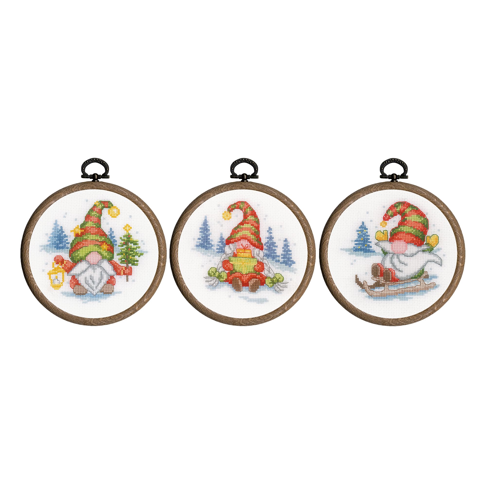 Vervaco Mini Gnomes Kit Lot of 3