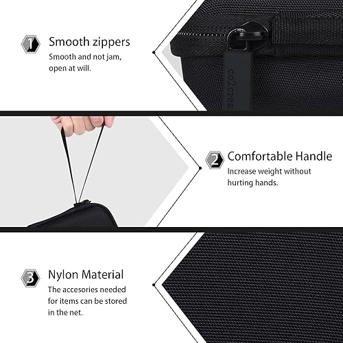 Miniatura 4 de co2CREA Estuche de viaje rígido de repuesto para Wahl Professional 8061-100 8164 serie 5 estrellas recargable Shaver Shaper (caja negra)