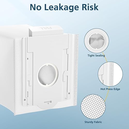 Miniatura 5 de Paquete de 12 bolsas de polvo VCA-ADB90 compatibles con Samsung VCA-SAE903AA y VCA-SAE904AA, bolsas de repuesto para aspiradoras inalámbricas Jet