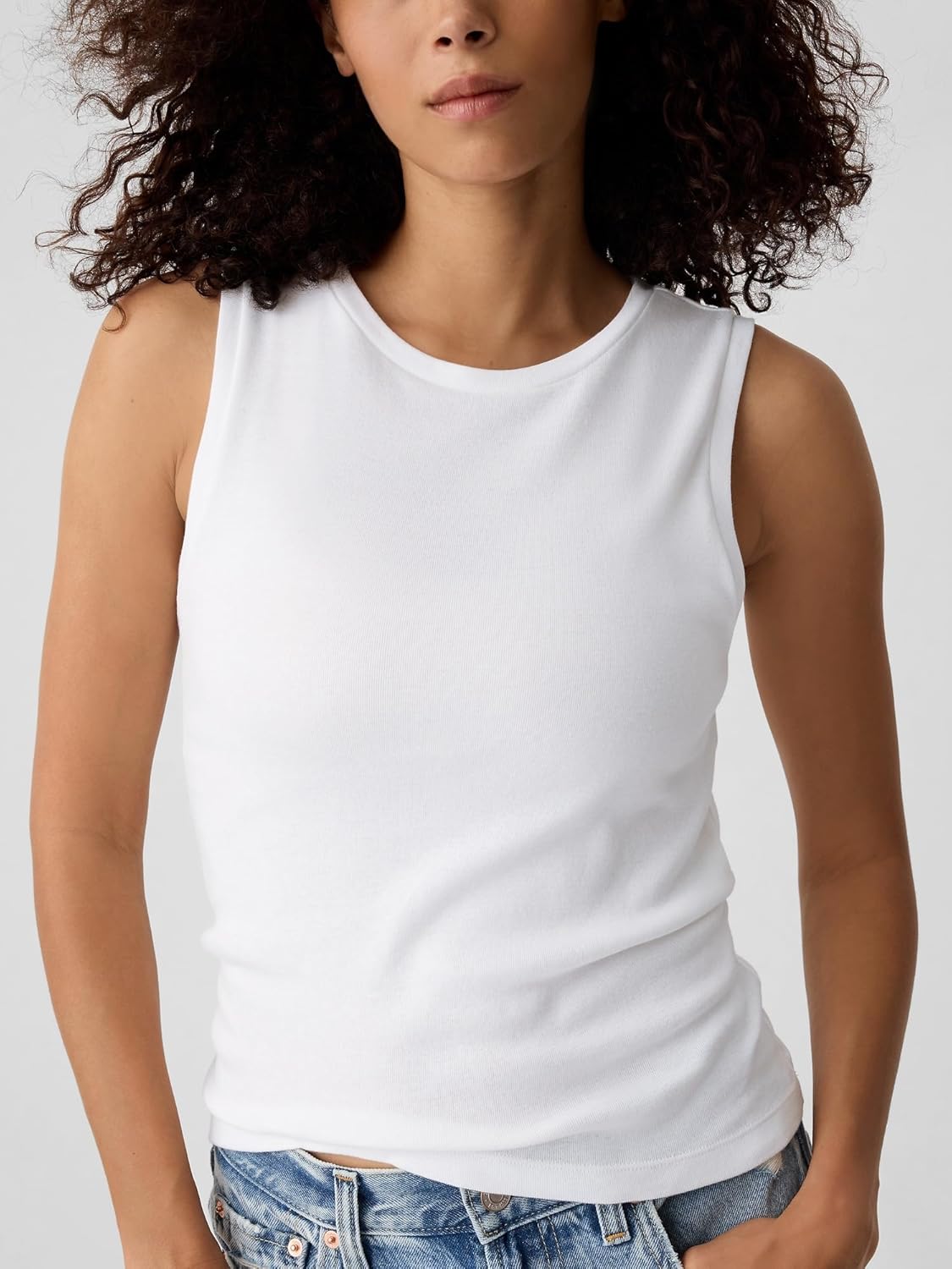 Gap Womens Sleeveless Knit Top - Image 4