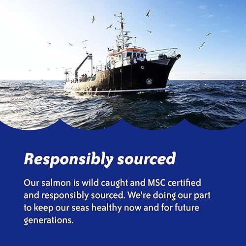 Miniatura 52 de Chicken of the Sea Salmón rosa, paquetes de 2.5 onzas (paquete de 12), salmón capturado en la naturaleza, sin piel y sin hueso, limón y cebollino