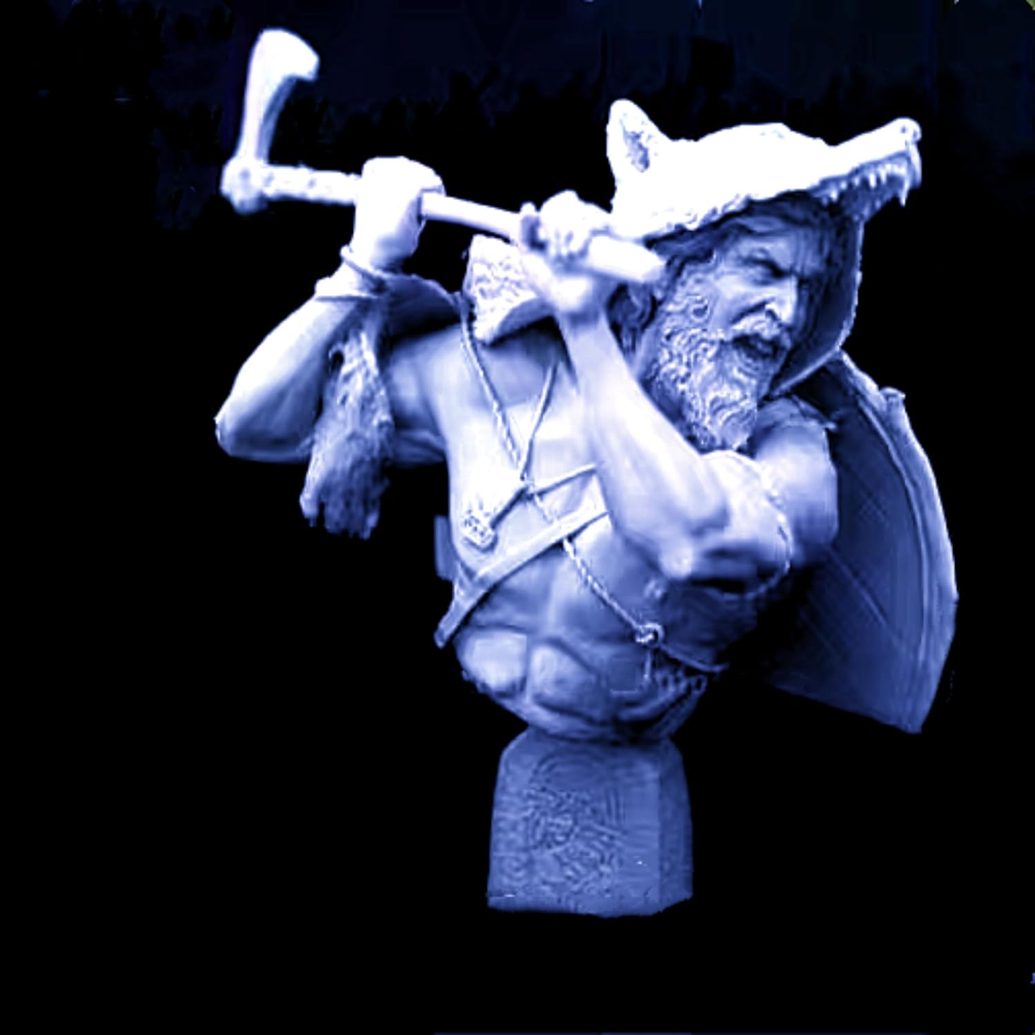 TRUEGRIS 1/10 Ancient European Warrior Resin Bust Model Kit Unpainted and Unassembled //u7f6Z26