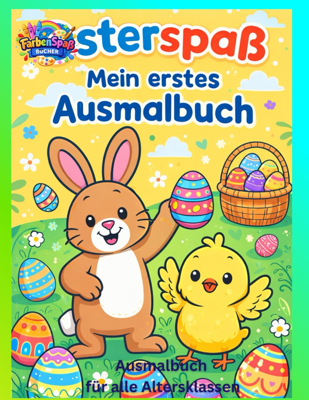 Osterspaß – Mein erstes Ausmalbuch: Kinder 3–7 Jahre