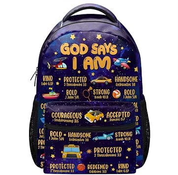 Jesuspirit - Christian Gifts For Men, Women - Bible Armor Of God - Travel Bag, Christmas, Birthday Gift - Mothers Fathers Day Backpack